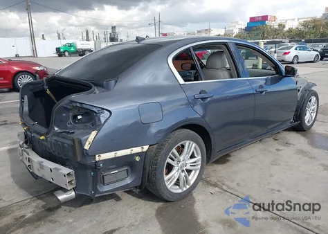 2012 Infiniti G25 Journey из США, поврежденный, VIN JN1DV6AP9CM700648